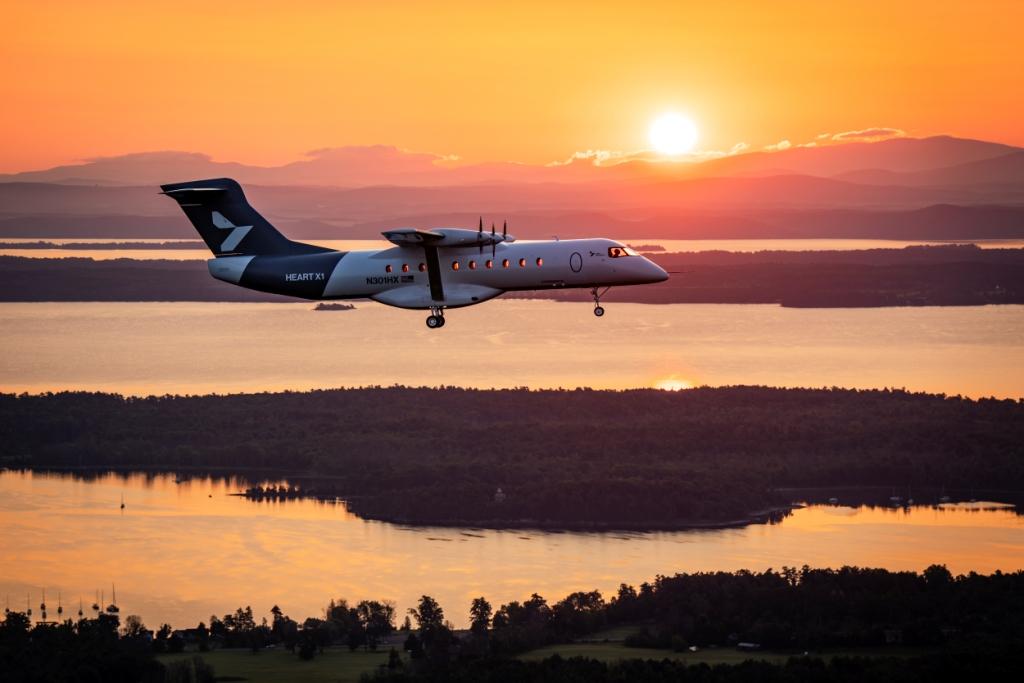 Heart X1, el avión eléctrico más grande del mundo durante su primer vuelo